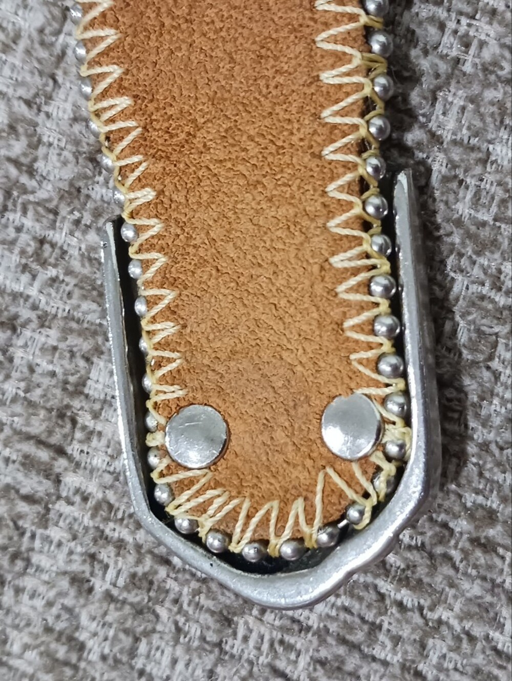 Vintage Streets Ahead Italian Leather Belt - Picture 11 of 16